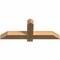 Ekena Millwork Eugene Smooth Timber Gable Bracket, Western Red Cedar, 36"W x 13"H x 3 1/2"D x 3 1/2"F, 9/12 Pitch GBW036X13X0404EUG00SWR - alternate 2